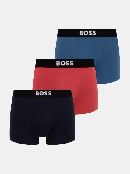 BOSS boxerky s Trunk 3P ONE modré