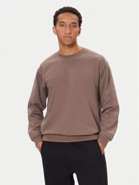 Adidas Μπλούζα Premium Essentials καφέ