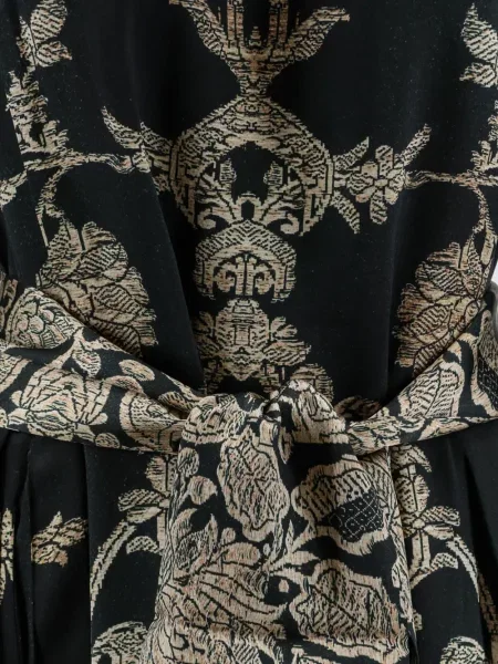 Cu centură rochie maxi Pierre-louis Mascia verde