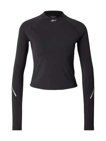 Reebok Tricou funcțional SPEED gri deschis negru