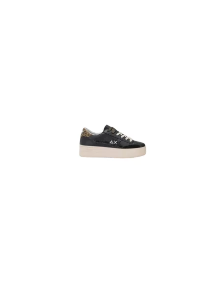 Sneakersy Sun68 skórzane czarne