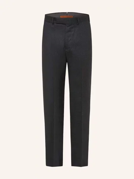 Zegna Kalhoty Slim Fit tmavě šedá