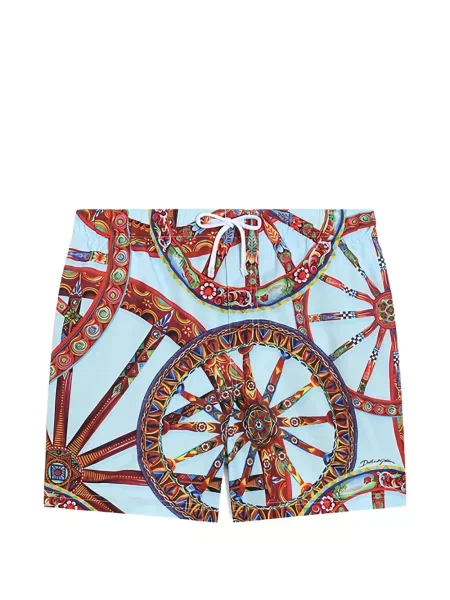 Kąpielówki dziecięce Dolce And Gabbana niebieskie