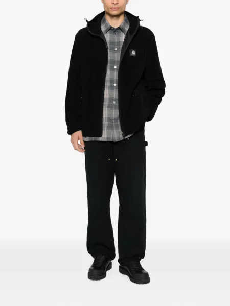 Geacă Carhartt Wip cu glugă negru