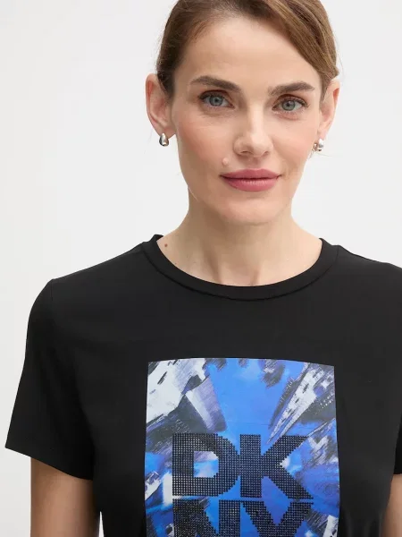 Футболка Dkny KNIT TOPS чорний