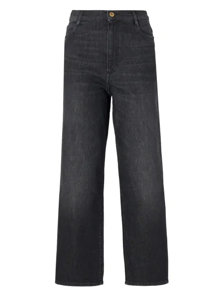 Sessun Džínsy Bay Cruise denim čierny