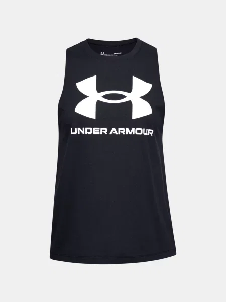Majica brez rokavov Under Armour črna