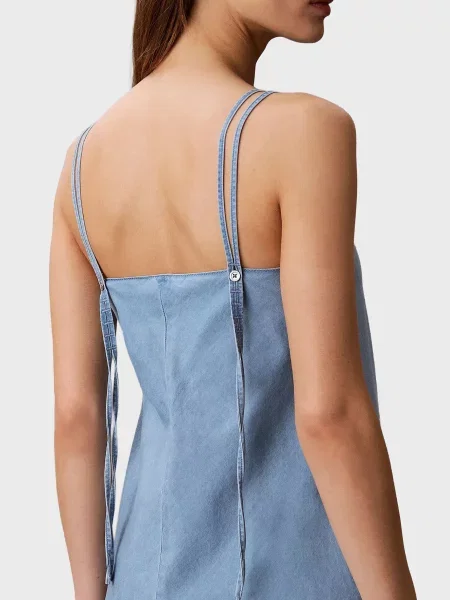Джинсовое платье Calvin Klein Jeans голубое