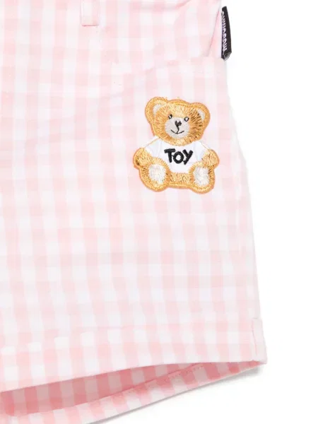 Szorty dziecięce Moschino różowe