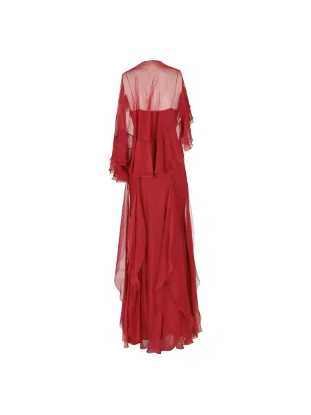 Sukienka Alberta Ferretti czerwona