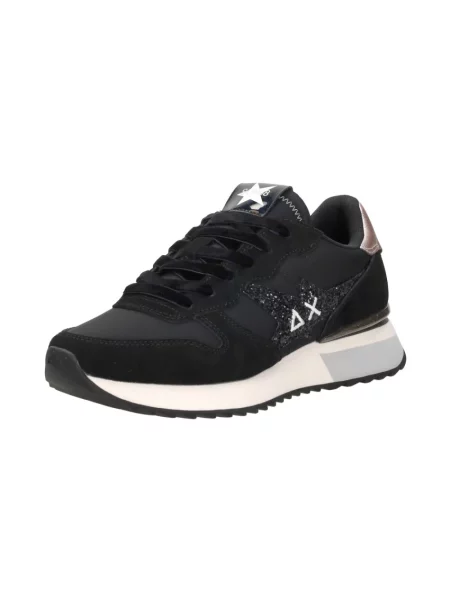 Sneakersy Sun68 skórzane czarne