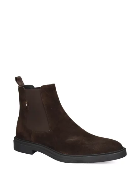 Botine Boss din piele de căprioară maro
