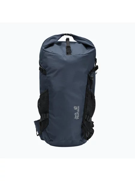 Jack Wolfskin plecak VELOCITY LITE granatowy duży z nadrukiem niebieski