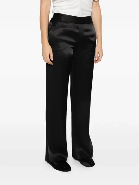 Pantaloni Lisa Yang din satin negru