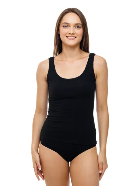 Майка для дому Наталюкс бамбук чорний