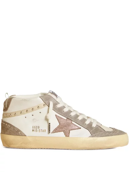Sneakerși Golden Goose Mid Star alb