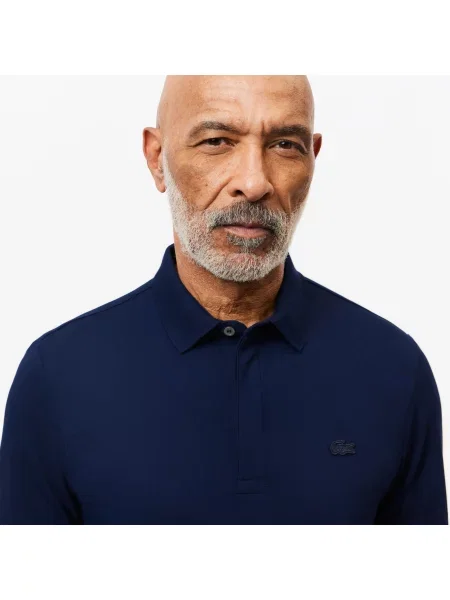 Поло Lacoste синее