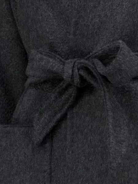 Cu centură palton Max Mara gri
