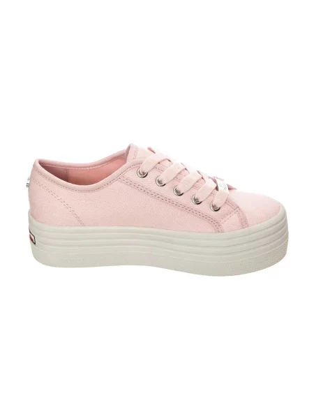 Sneakersy Steve Madden sznurowane różowe