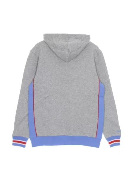 Ocieplana bluza z kapturem Mitchell & Ness polarowa szara