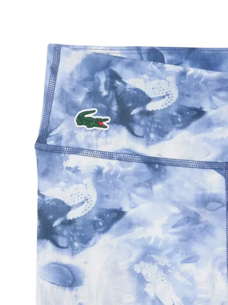 Leggings Lacoste cu aplicații albastru