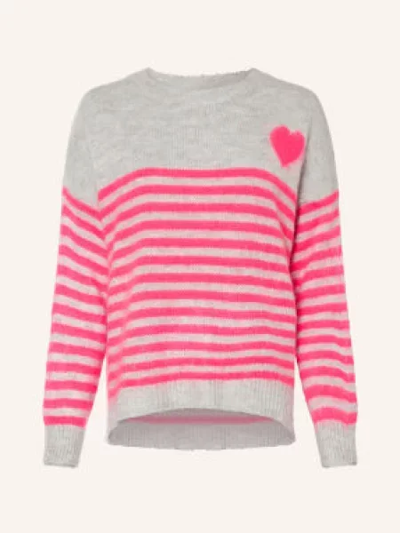 Miss Goodlife Sweter Z Alpaki grau