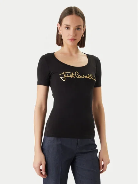 Just Cavalli Tricou negru