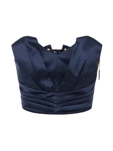 Top Elisabetta Franchi niebieski