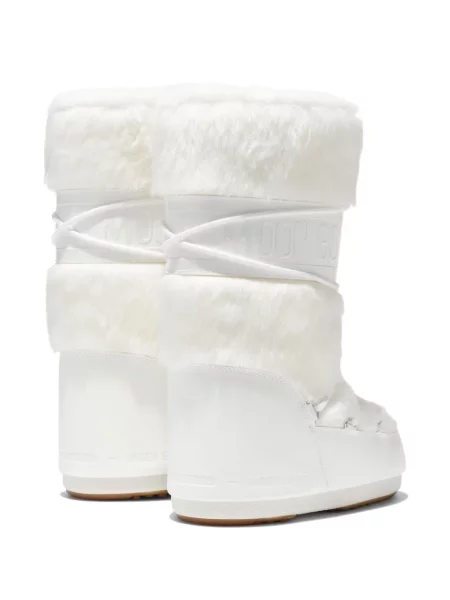 Botine Moon Boot alb