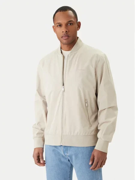 Calvin Klein Μπόμπερ μπουφάν μπεζ