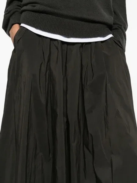 Fusta plisata 's Max Mara plisată maro