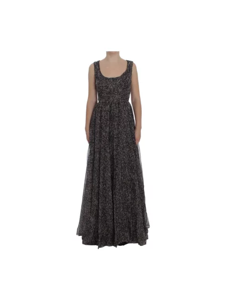 Jedwabna sukienka Dolce And Gabbana w kwiatki