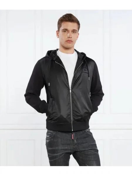 Karl Lagerfeld Geacă SWEAT HOODY JACKET negru