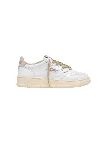 AUTRY sneakers din piele Medalist Low alb