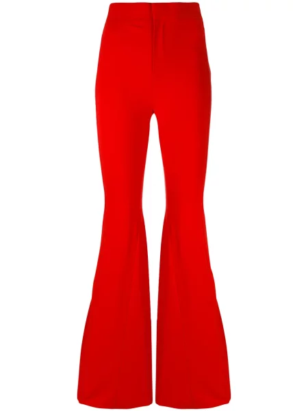 Pantaloni Givenchy cu talie înaltă roșu