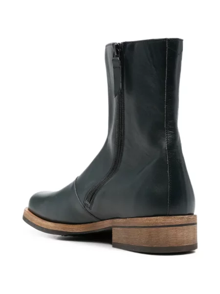 Botine Our Legacy din piele albastru