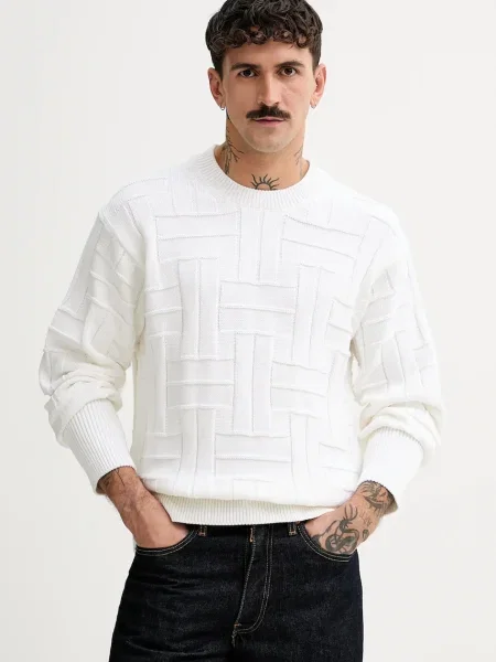 Sveter Kenzo Weave biela