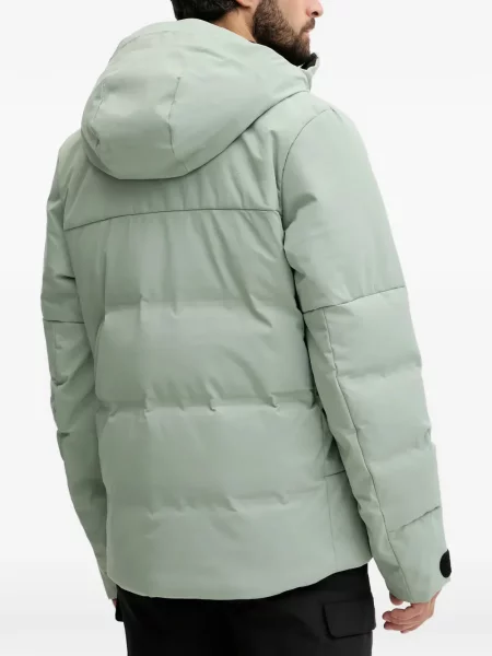 Geacă The North Face cu glugă verde