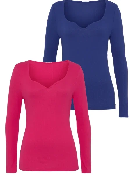 VIVANCE Tričko / pink modrá