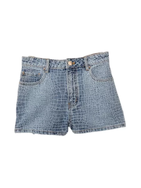 Szorty jeansowe Self-portrait niebieskie