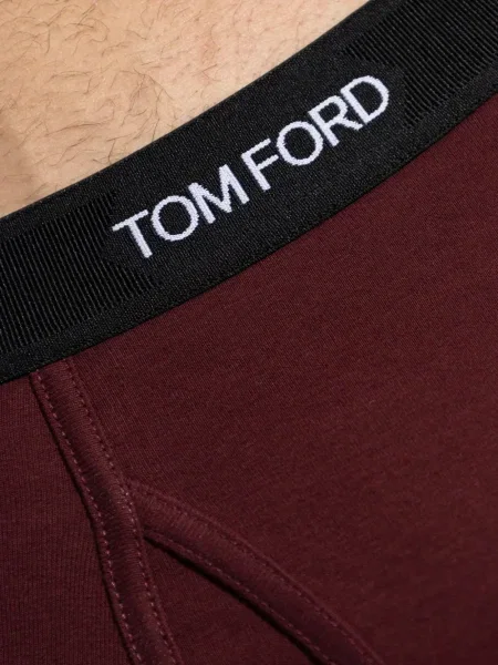 Шорти Tom Ford с автограф червено
