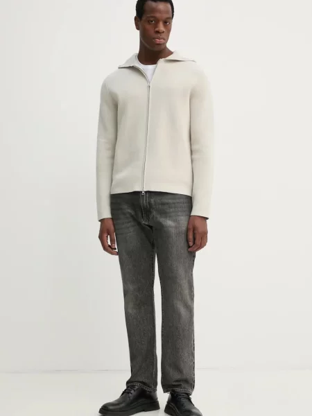 Samsoe Samsoe kardigan SANIKLAS beżowy