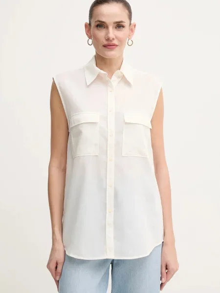 Calvin Klein cămașă din bej