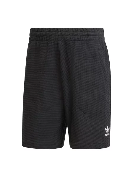 ADIDAS ORIGINALS Pantaloni Essentials Trefoil negru / murdar alb