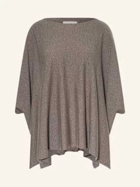 Part Two Ponczo Tilannapw beige brązowe