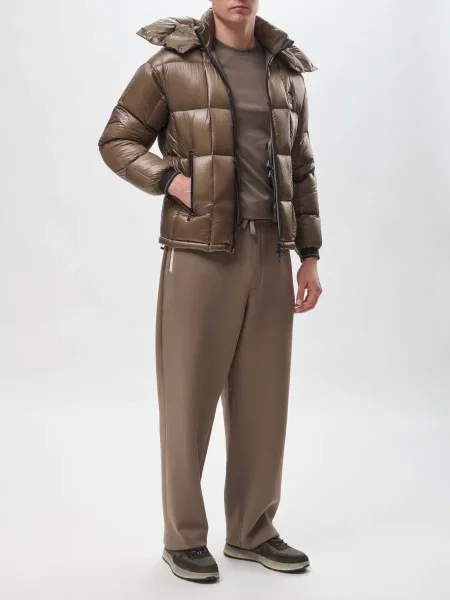 Пуховик Armani Exchange коричневий