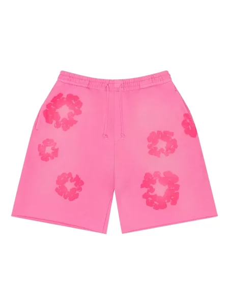 Szorty jeansowe Denim Tears różowe
