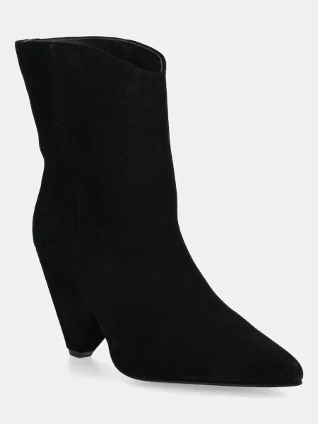 Answear.LAB cizme din piele intoarsa cu drept negru