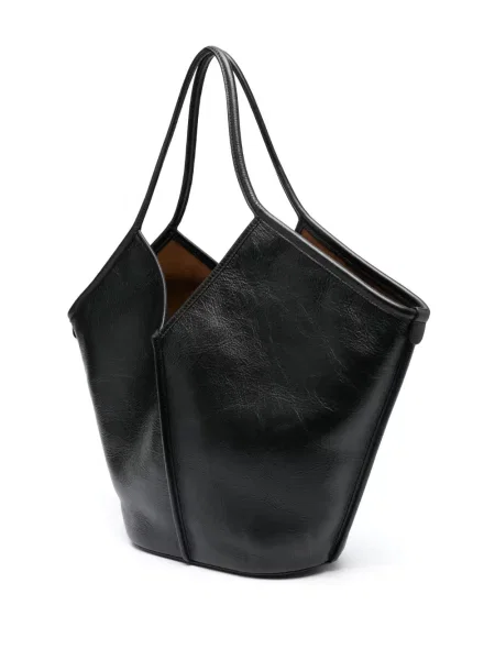 Geantă shopper Hereu din piele negru