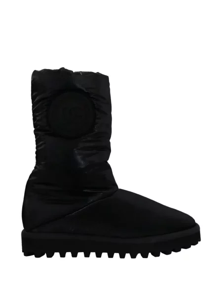 Matlasat botine Dolce & Gabbana negru